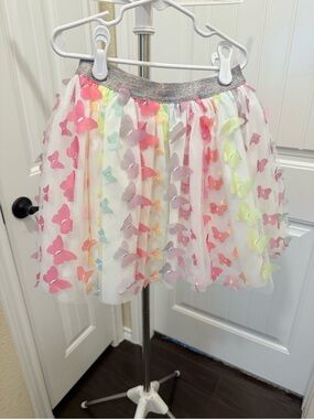 Lola and the boys: Multicolor Butterfly Tulle Skirt NWT